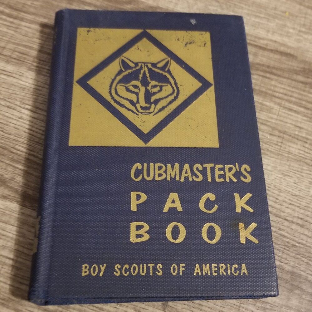 vintage boy scouts cubmasters pack book 1957